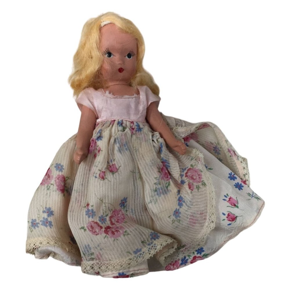 Vintage Collectible Nancy Ann Storybook Doll with Blonde Hair